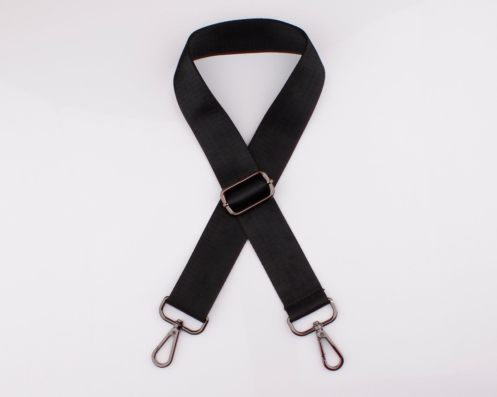 1.5 Inch 38mm Black Cross Body Bag Strap Adjustable Crossbody Etsy