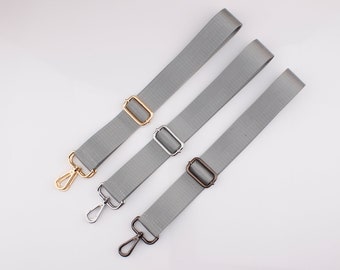 1.5 pulgadas 38mm gris cross body band band band correa ajustable correa de reemplazo correa de reemplazo de bolso tejido correa de bolso de hombro único