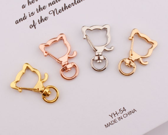 35mm×21mm Cat Swivel Clasp Key Clasp Swlvel Snap Hook Key Chain