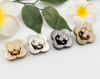 bag lock purse lock purse twist lock metal lock turn lock press lock purse clasp clutch lock bag purse hardware 35mm×35mm 1-2-5 pcs