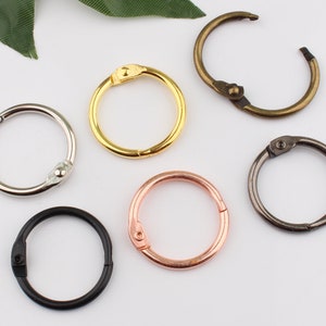 25mm binnen losse blad ringen split ring ring ring ringen kaart ringen dagboek album ringen boek ringen voor boekbinden 2-4-10-20 stuks