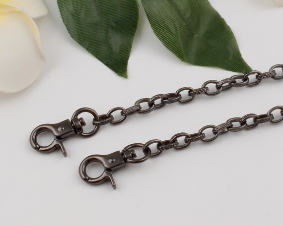 7mm breit und 30-120cm länge MetallTaschenkette Crossbpdy Tasche