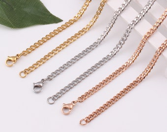 3.5mm 18"-20"-24"stainless steel necklace,stainless steel chain,necklaces for men, necklace for women, fashion necklaces