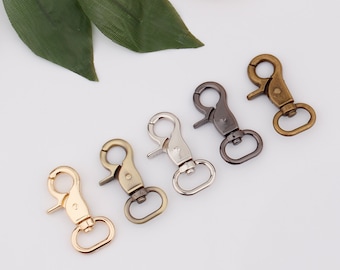 5/8 inch 16mm inner metal swivel snap hook swivel clasp strap hooks webbing strap hook trigger hook bag hardware supplies