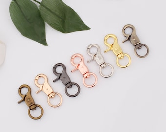 1/2 inch 13mm inner metal swivel snap hook swivel clasp strap hooks webbing strap hook trigger hook bag hardware supplies