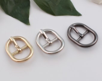 19mm inner 3/4“ metal round belt buckle strap buckle adjuster buckle webbing buckle purse single prong buckle bag purse hardware 2-4-10pcs