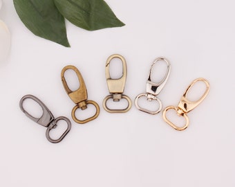 3/4 inch 19mm inner swivel clasp hook metal swivel snap hook lobster buckle push gate snap hook strap hook webbing strap hook bag hardware