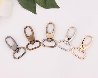 1 inch 26mm inner swivel clasp hook metal swivel snap hook lobster buckle push gate snap hook strap hook webbing strap hook bag hardware