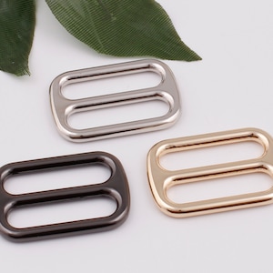 32mm inner 1.25“ metal adjuster buckle belt regulator slide buckle strap buckle bag regulator strap adjuster bag hardware 2-4-10pcs