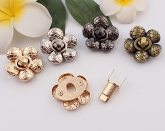 bag lock purse lock purse twist lock metal lock turn lock press lock purse clasp clutch lock bag purse hardware 39mm 1-2-5 pcs