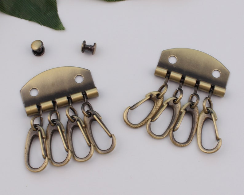 Key Rings Attach 34mm(4 Hook)key Holder,key Wallet Holder,keychain,pocket Key Holder ...