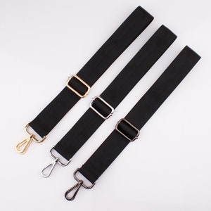 1.5 inch 38mm black cross body bag strap adjustable crossbody strap replacement strap woven bag strap single shoulder handbag strap
