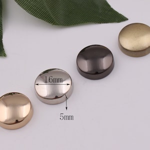 Bolso de metal de 16 mm pies bolsa pies bolso pies tornillo remaches bolso bolso tornillos bolso tornillo grilletes cuero bolso bolsa hardware suministro 4-8 piezas