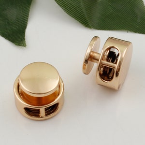 metal cord lock two holes cord lock stopper cord stopper cord-lock spring cord stop toggle stopper black cord lock 2-4-10 pcs light gold