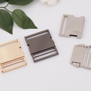 2 inch 49mm width side release buckle,metal release belt buckle,adjustable backpack buckles,dog collar strap webbing hardware