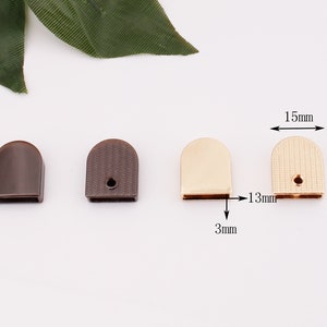 metal zipper end,zipper end caps,zip cap,zip stops,clasps cord end caps bag purse zipper,DIY bag hardware 2/4/10 pcs