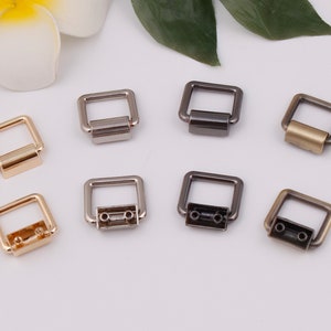 19mm inner chain connector bridge buckle d ring connector ring bag belt connector handbag connector purse handbag hardware 2-4-10 pcs