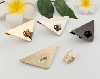 bag lock purse lock purse twist lock metal lock turn lock press lock purse clasp clutch lock bag purse hardware 38mm×79mm 1-2 pcs