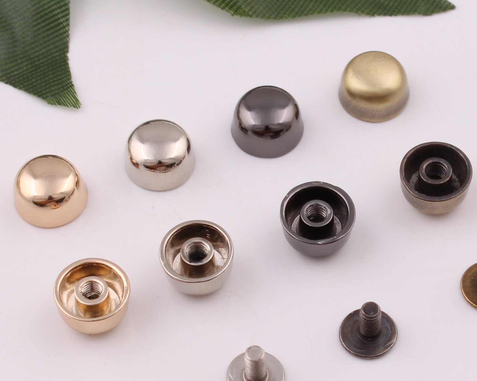 10mm metal purse feet bag feet handbag feet screw rivets Etsy