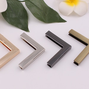 41mm×4mm metalen portemonnee hoek, zak hoek beschermer, beschermer portemonnee eindhoek, zak hoek clip, portemonnee tas eindhoek 2-4-8 stuks