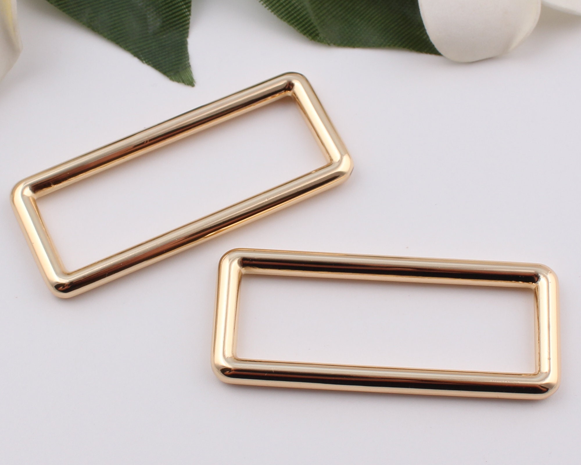 Rectangular Frame Buckle 50mm Inner 2“ Metal Rectangle Buckle Rectangular Rings Webbing Bag ...