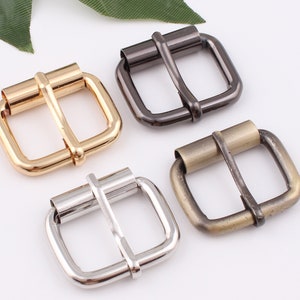 25mm inner 1” metal belt adjuster buckle tri bar buckles strap buckle webbing buckle adjuster slider leather bag handware 2-4-10pcs