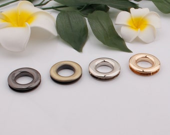 18mm inner alloy screw eyelet alloy eyelet metal grommet round purse loop o-rings craft accessories