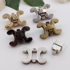bag lock purse lock purse twist lock metal lock turn lock press lock purse clasp clutch lock bag purse hardware 42mm×30mm 1-2-5 pcs