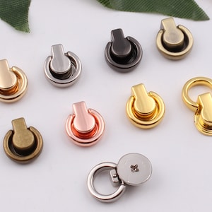 8mm Innenkettchen Schraubverschluss,Rundniete,Ziehring Ohrstecker,Verbinder Schnalle,Stecker,Taschenkettchen Verbinder 2-4-10 Stk
