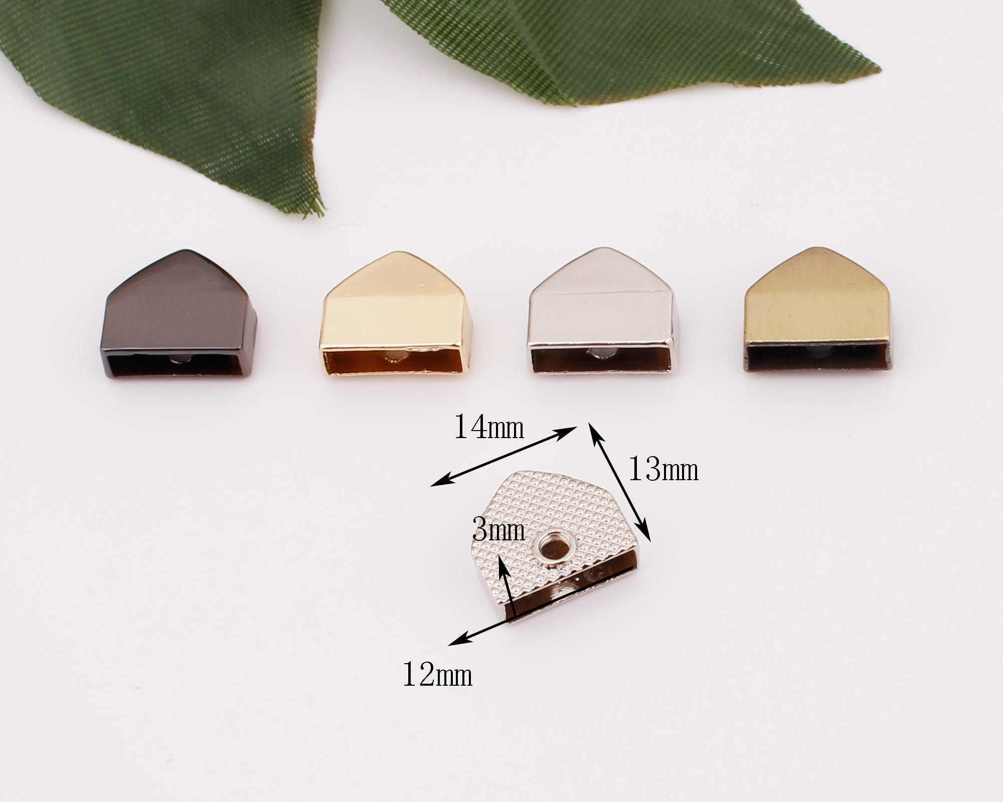 Cap Spring Zipper Metal Zipper End,zipper End Caps,zip Cap,zip Stops,clasps Cord End Caps ...