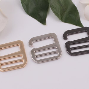 26mm inner 1“ metal G adjuster buckle belt regulator slide buckle strap buckle bag regulator strap adjuster bag hardware 2-4-10pcs