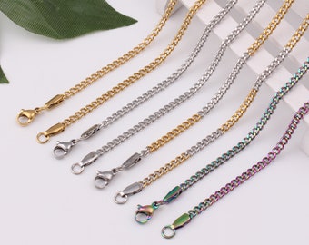 3mm 18"-20"-24"-30"stainless steel necklace,stainless steel chain,necklaces for men, necklace for women, fashion necklaces