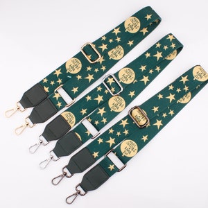 1.5 inch dark green cross body bag strap adjustable crossbody strap replacement strap woven bag strap single shoulder handbag strap