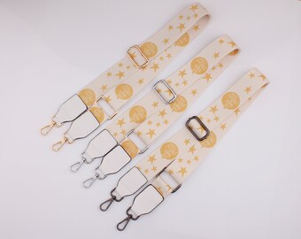 1.5 inch beige cross body bag strap adjustable crossbody strap replacement strap woven bag strap single shoulder handbag strap