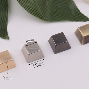Bolso de metal de 8 mm pies bolsa pies bolso bolso pies tornillo remaches bolso bolso tornillos bolso tornillo grilletes cuero bolso bolso hardware suministrar 4-8 piezas