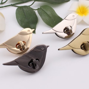 bird bag lock purse lock purse twist lock metal lock turn lock press lock purse clasp clutch lock bag purse hardware 68mm×30mm 1-2-5 pcs