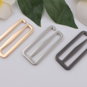 51mm inner 2“ metal G adjuster buckle belt regulator slide buckle strap buckle bag regulator strap adjuster bag hardware 2-4-10pcs