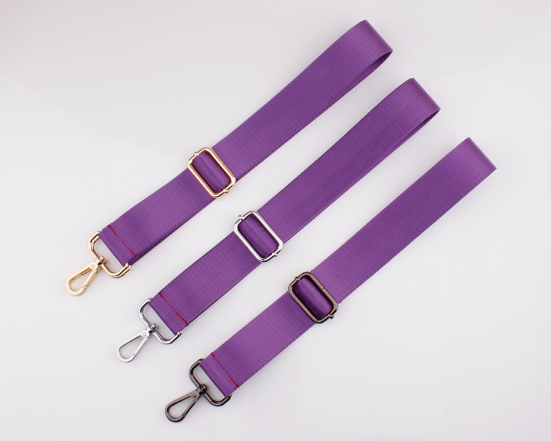 1.5 Inch 38mm Purple Cross Body Bag Strap Adjustable Crossbody Etsy