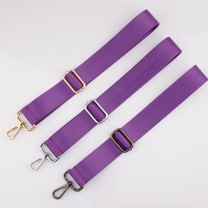 Purple Beaded Bag Strap, Replacement Bag Strap, Handbag Shoulder Crossbody Purse  Strap, Luggage Bag Accessory, Phone Lanyard Strap 