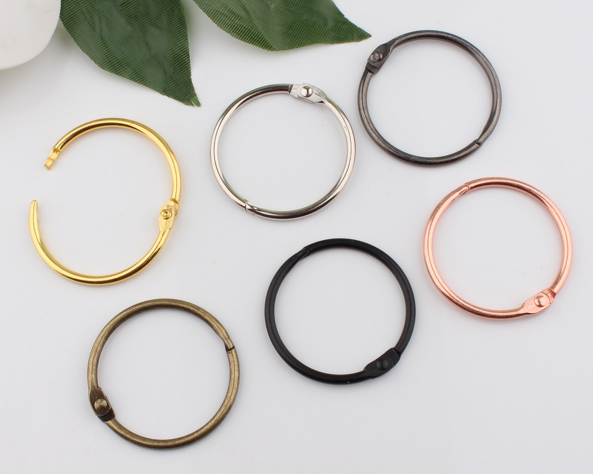 Digital Planner Binder Rings - Metallics - 7 Colors - Silver, Gold,  Champagne, Copper, Rose Gold - GoodNotes - Personal and Limited Use