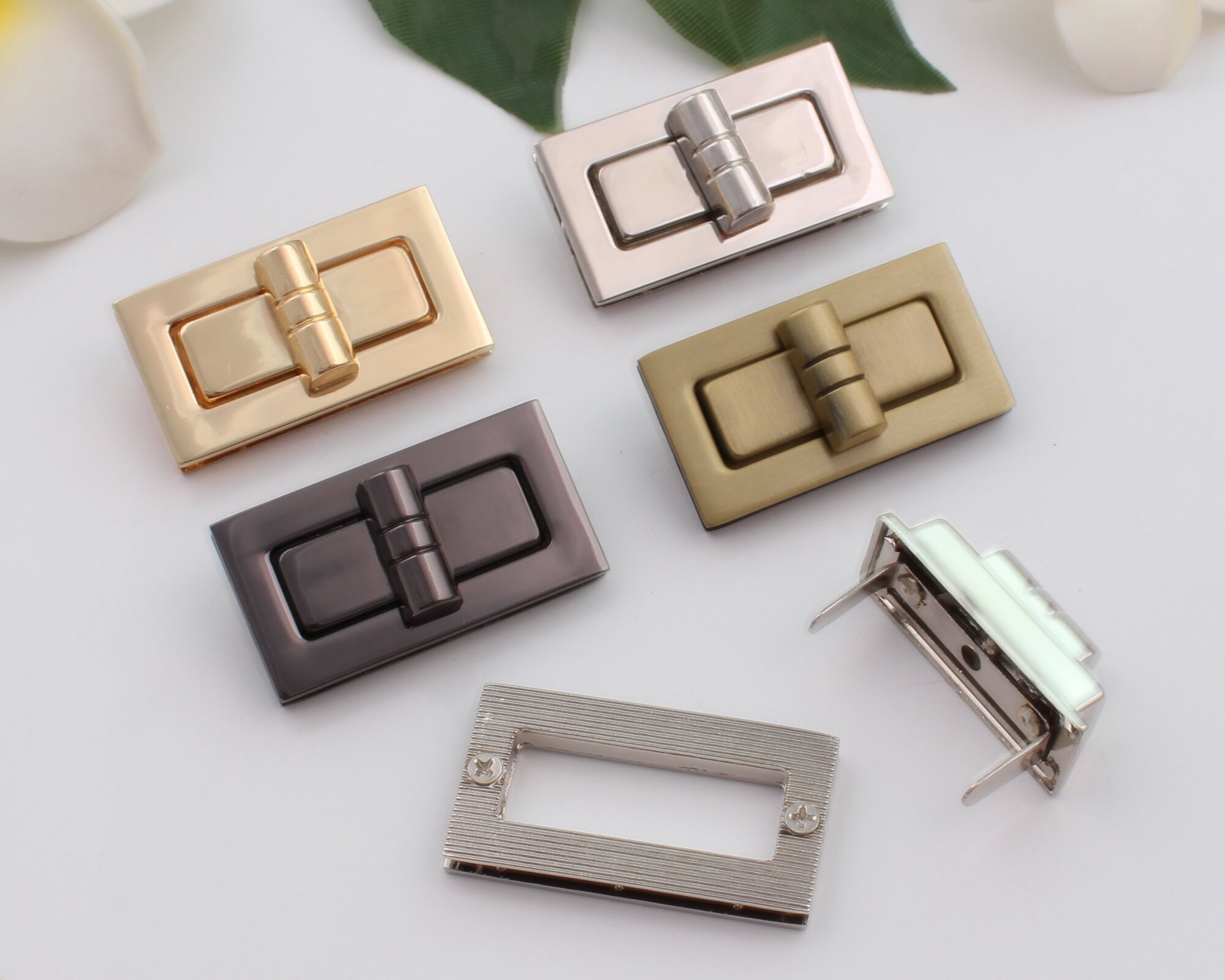 Rectangular Bag Lock Purse Lock Purse Twist Lock Metal Lock Etsy UK