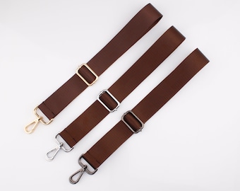 1.5 pulgadas 38mm marrón oscuro cruz cuerpo correa ajustable correa de reemplazo correa de reemplazo correa de bolso único hombro correa de bolso de mano