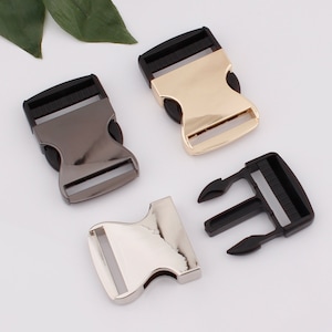 1.5 inch 38mm width side release buckle,plastic metal release belt buckle,adjustable backpack buckles,dog collar strap webbing buckle