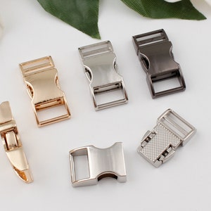1/2 inch 14mm inner side release buckle,metal release belt buckle,adjustable backpack buckles,dog collar strap webbing hardware