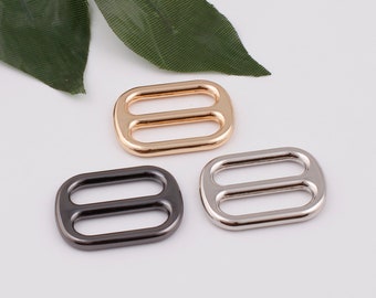 25mm inner 1“ metal adjuster buckle belt regulator slide buckle strap buckle bag regulator strap adjuster bag hardware 2-4-10pcs