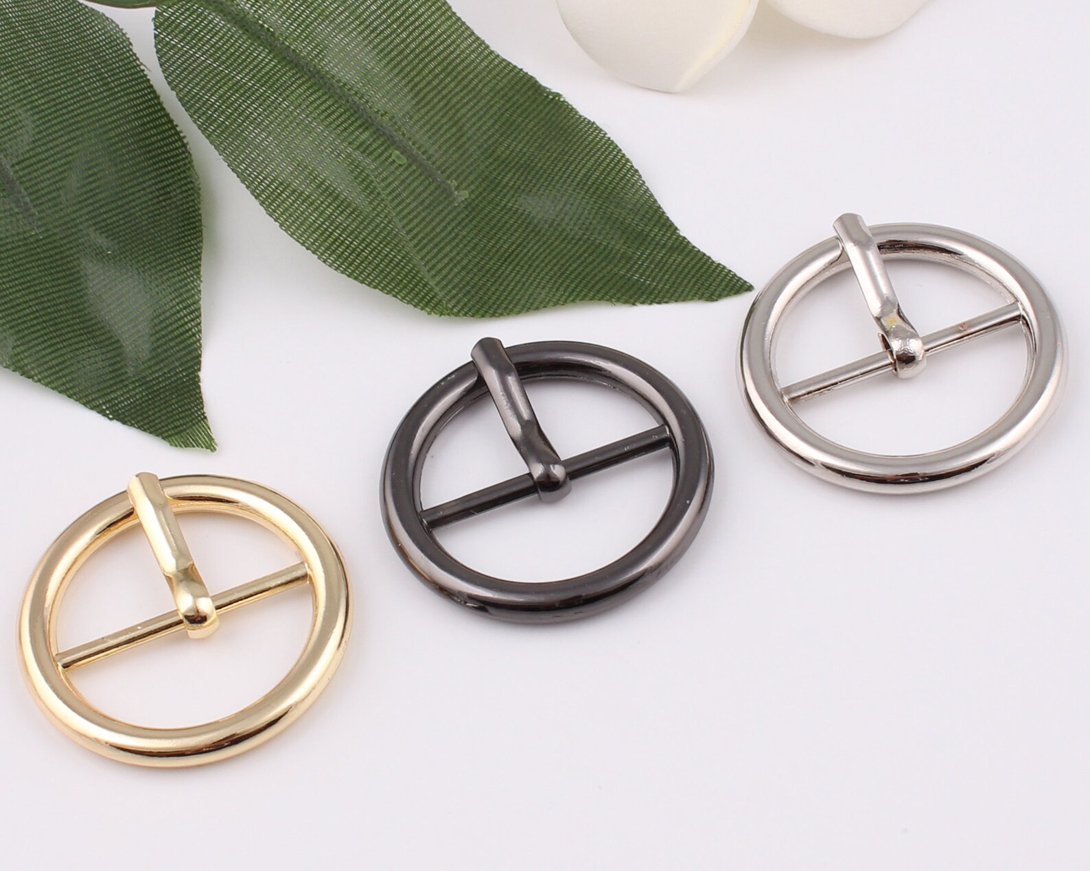 25mm Inner 1 Metal Round Belt Buckle Strap Buckle Adjuster Etsy UK