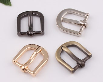 13mm inner 1/2” metal belt adjuster buckle tri bar buckles strap buckle webbing buckle adjuster slider leather bag handware 2-4-10pcs
