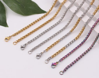 3mm 18"-20"-24"-30"stainless steel necklace,stainless steel chain,necklaces for men, necklace for women, fashion necklaces