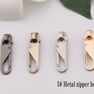 metal zipper head 5# zipper slider head for metal zipper teeth replacement bag hardware DIY handwork bag wallet clothing luggage accessories