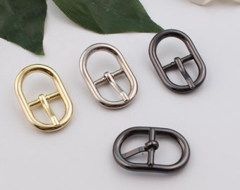 15mm inner 5/8“ metal round belt buckle strap buckle adjuster buckle webbing buckle purse single prong buckle bag purse hardware 2-4-10pcs